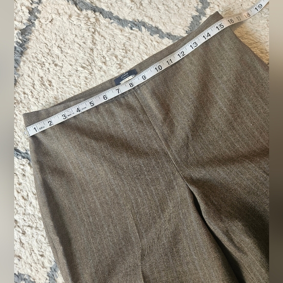 J.crew Lined Italian Wool Wide Leg Trouser Size 6 - Picture 2 of 6